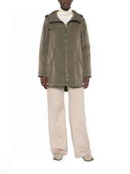 Herno - Olive Solid Hood Jackets