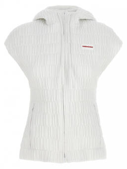 Ferragamo - White Hooded Vest (L)