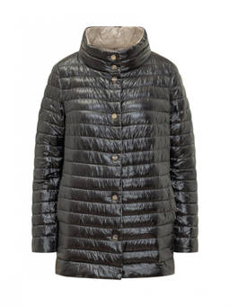 Herno - Black Quilted Reversible Jacket (3XL)