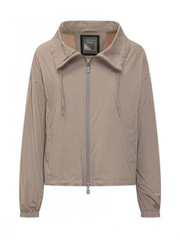 Herno - Beige Solid Shirt Collar Jacket (L)