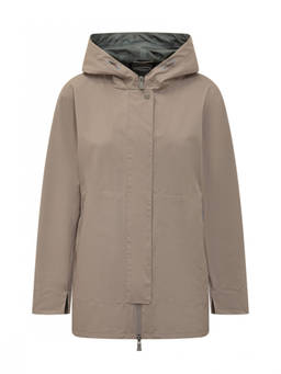 Herno - Beige Solid Hood Jacket
