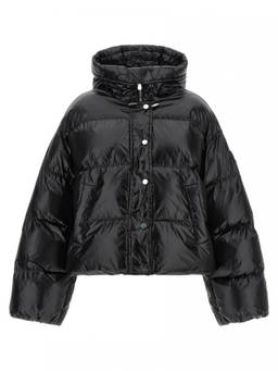 Pinko - Black Quilted Hood Jacket