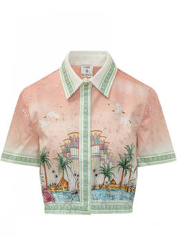 Casablanca - Pink Regular Printed Shirt