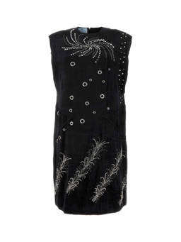 PRADA - Black Velvet Dress (S)