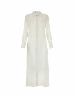 AMI Paris - Chalk Crepe Shirt Dress