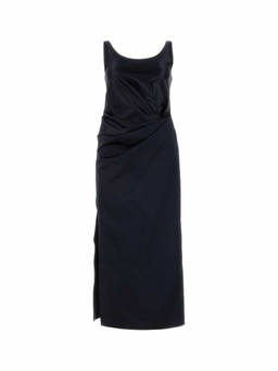 Fendi - Midnight Blue Satin Dress (XS)