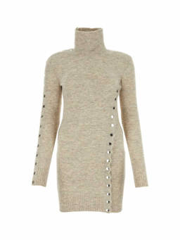 Isabel Marant - Beige Turtle Neck Sweater Dress (L)