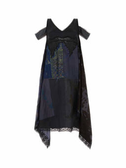 Marine Serre - Multicolor Silk Dress (XS)