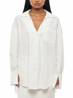 1989 STUDIO - White Oversized Solid Shirt