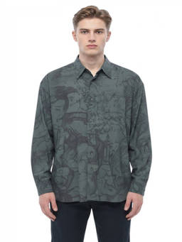Magliano - Green Graphic Print Shirt