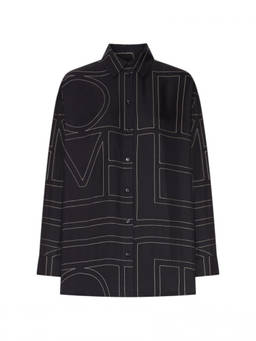 Toteme - Black Embroidered Shirt