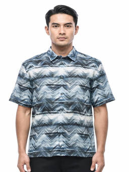 Missoni - Blue Regular Printed Shirt