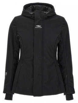 Balenciaga - Black Ski Hourglass 3B Sports Icon Parka (S)
