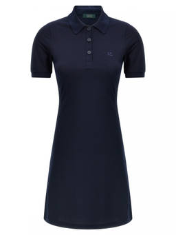 Courreges - Blue Pique Polo Dress (S)