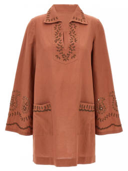 Fortela - Maroon Genevieve Dress (S)