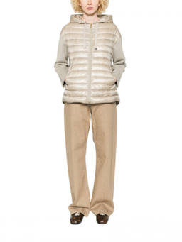 Herno - Off White Quilted Hood Jacket (L)