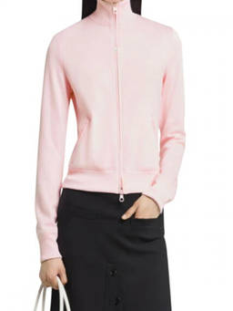 Courreges - Light Pink Mock Collar Jacket