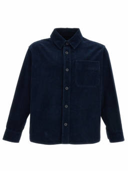 A.P.C. - Dark Blue Relaxed Corduroy Shirt