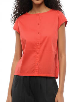 Woolrich - Red Regular Solid Shirt
