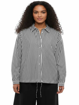 Woolrich - Black White Relaxed Stripes Shirt (M)