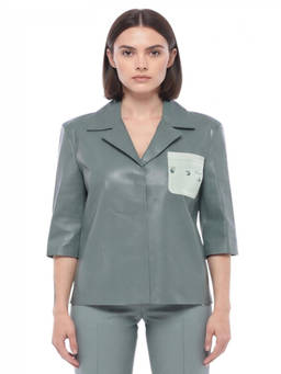 OFF-WHITE - Sky Blue Tailored Solid Shirt (S)