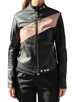La Rose - Black Leather Jacket (L)