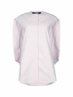 JACQUEMUS - Light Pink Crew Neck Mini Dress