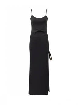 Coperni - Black Scoop Neck Maxi Dress (M)