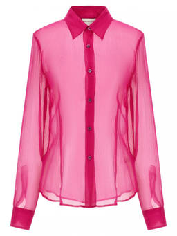 Dries Van Noten - Fuchsia Regular Solid Shirt