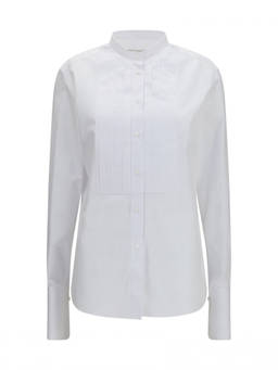 Fendi - White Slim Embroidered Shirt
