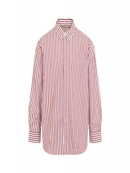 AMI Paris - Red Oversized Stripes Shirt
