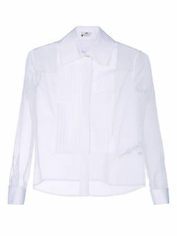 Elisabetta Franchi - Off White Regular Solid Shirt