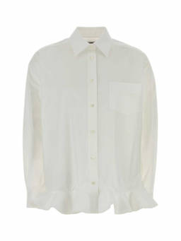 Moschino - Off White Relaxed Solid Shirt