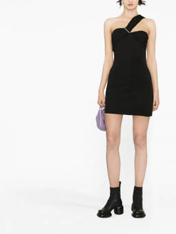 Alyx - Black One-Shoulder Minidress (M)