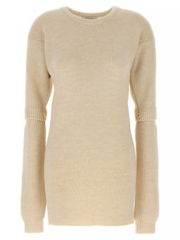 Lemaire - White Knitted Dress (M)