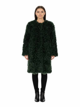 PRADA - Green Textured V Neck Jacket (S)