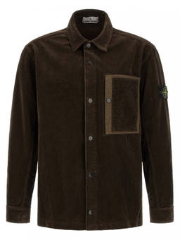 Stone Island - Brown Corduroy Overshirt