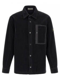 Stone Island - Black Corduroy Overshirt