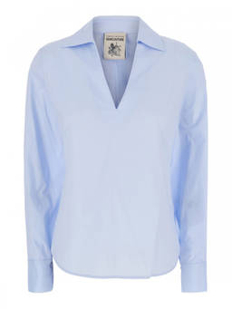 Semicouture - Blue Regular Solid Shirt