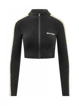 Palm Angels - Black Logo Mock Collar Jacket