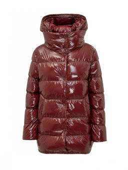 Herno - Red Quilted Hood Jacket (2XL)