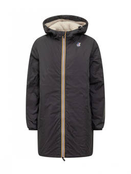 K-Way - Black Logo Hood Jacket (2XL)
