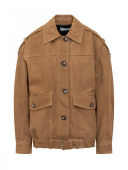 IRO - Brown Shirt Collar Jacket (S)