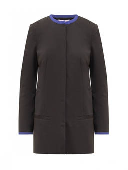 Chiara Ferragni - Black Round Neck Jacket