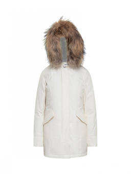 Woolrich - White Solid Hood Jacket (S)