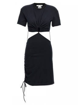 Nensi Dojaka - Black Cut-out T-shirt Dress (M)