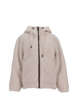 Moncler - White Hooded Jacket (M)