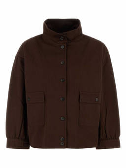 PRADA - Brown High Neck Jacket (L)