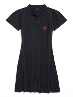 Balenciaga - Black Polo Mini Dress (M)
