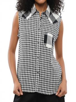 Woolrich - Black White Regular Gingham Shirt